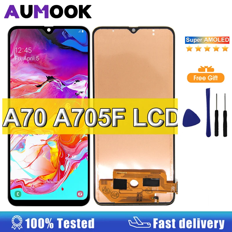 Super AMOLED LCD Display Touch Screen Digitizer Assembly Substituição, 6.7 \