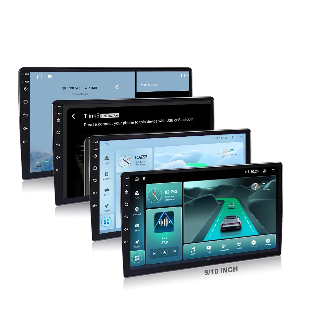 

Nunoo Car DVD Player Dashboard Screen for Car 9/10 Inch GPS Stereo Radio Navigation System Audio Auto Electronics Video