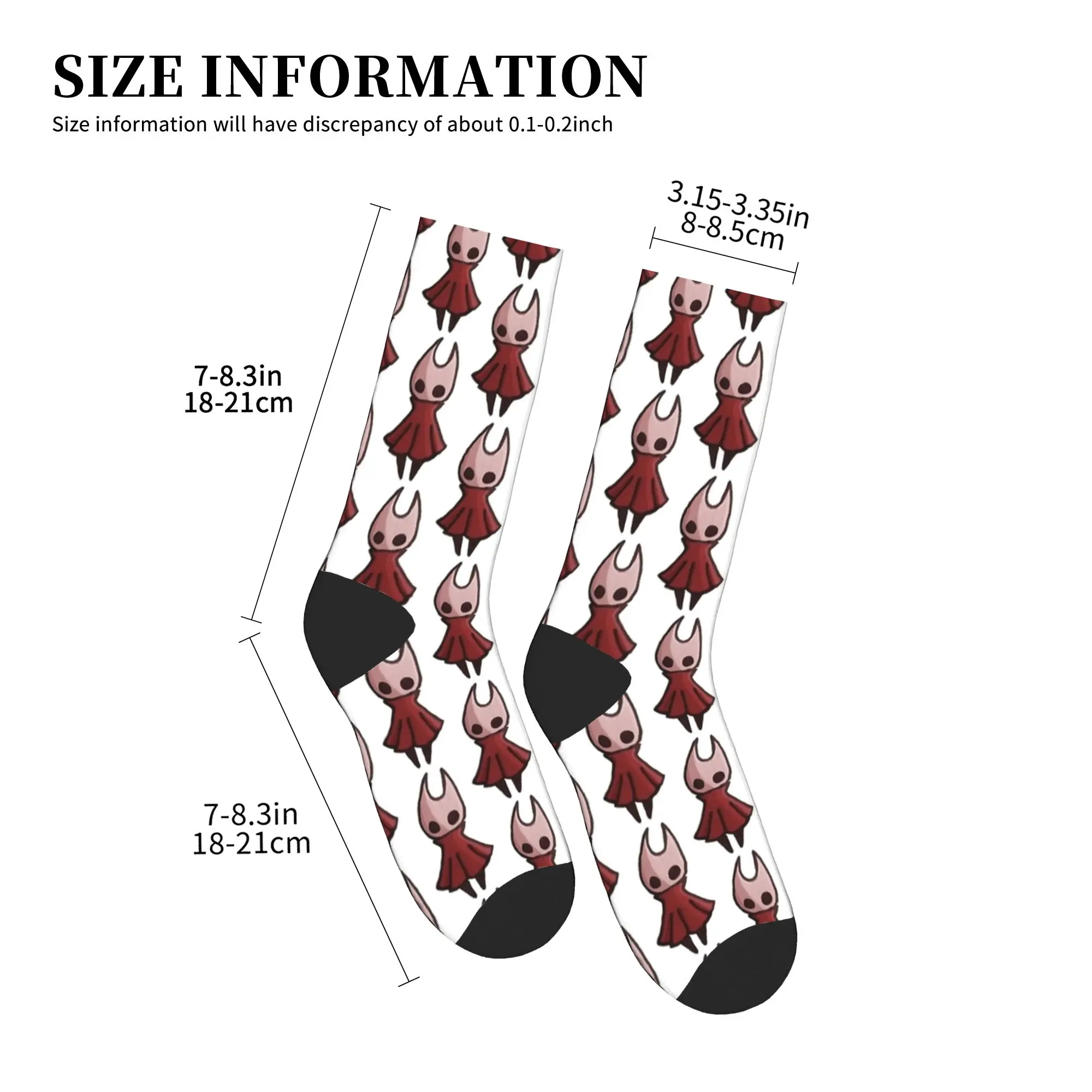 Calcetines de hombre Hollow Knight Hornet Silksong medias otoño ocio calcetines transpirables impreso deportes al aire libre calcetines antideslizantes