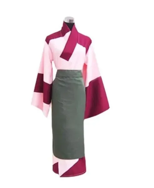 Anime Inuyasha Sango Kimono Cosplay Costume Women Girls Japanese Inuyasha Sango Kimon Cos Clothing