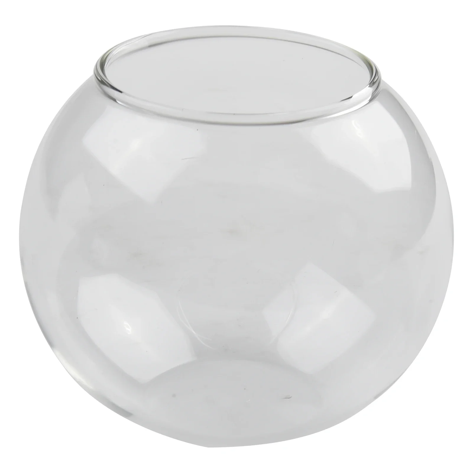 Clear Glass Terrarium Vase with Hole for Succulent Plants Candle Holders Floral Arrangements and Home or Shop Displays