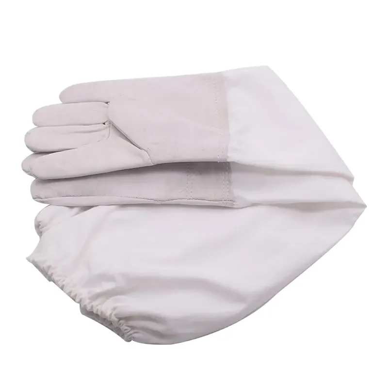 

Beekeeping Sheepskin Gloves Anti-bee Anti-sting for Apiculture Beekeeper Bee Keeping Gloves Goatskin With Vented Long Sleeves