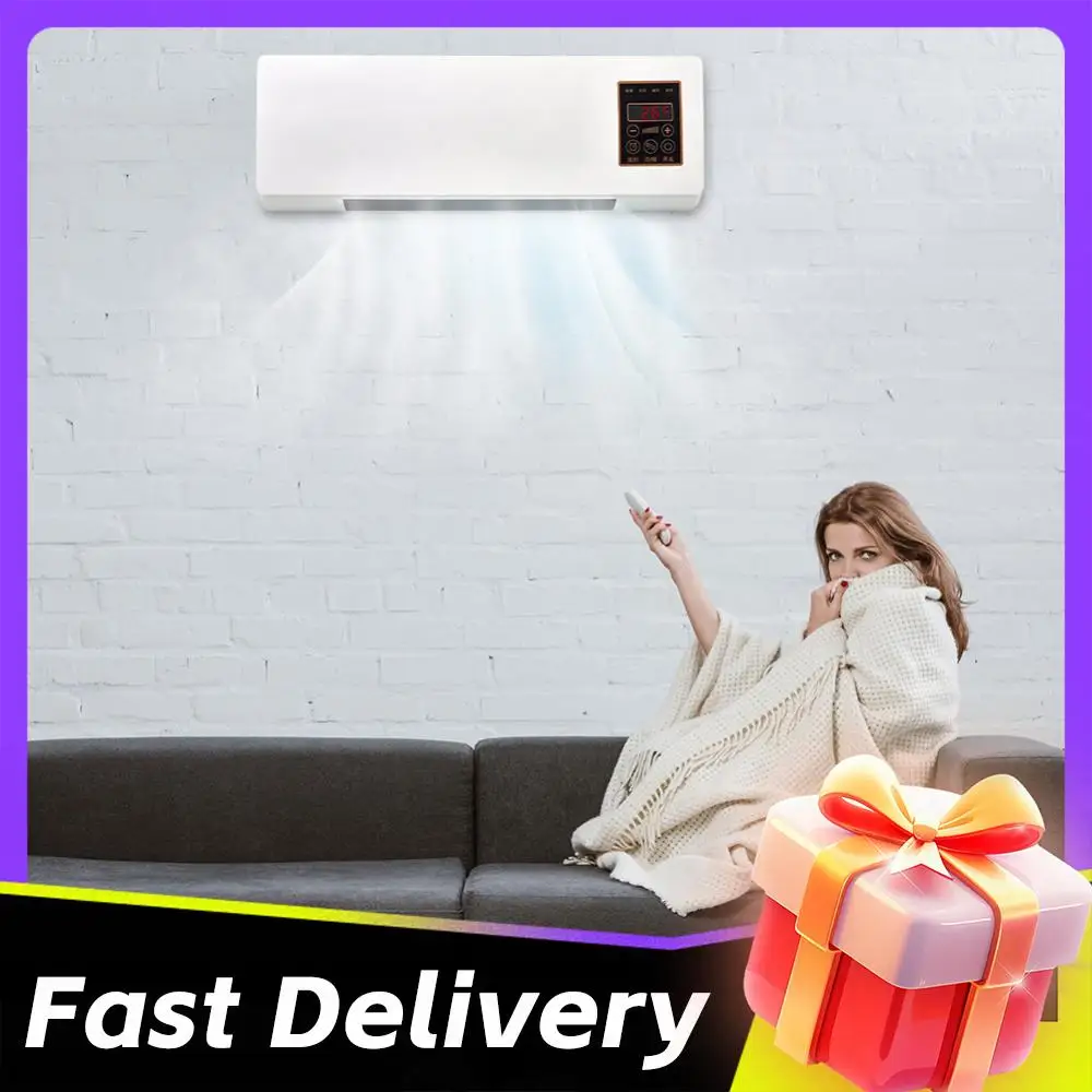 

Настенный мобильный электрический вентилятор с пультом дистанционного управления, вентилятор для охлаждения воздуха, двухфункциональный вентилятор для ванной комнаты, спальни, школы, офиса