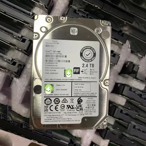 ST2400MM0159 HDD 엔터프라이즈 서버 하드 디스크 2.4T 10K SAS 2.5인치 12G 하드 드라이브