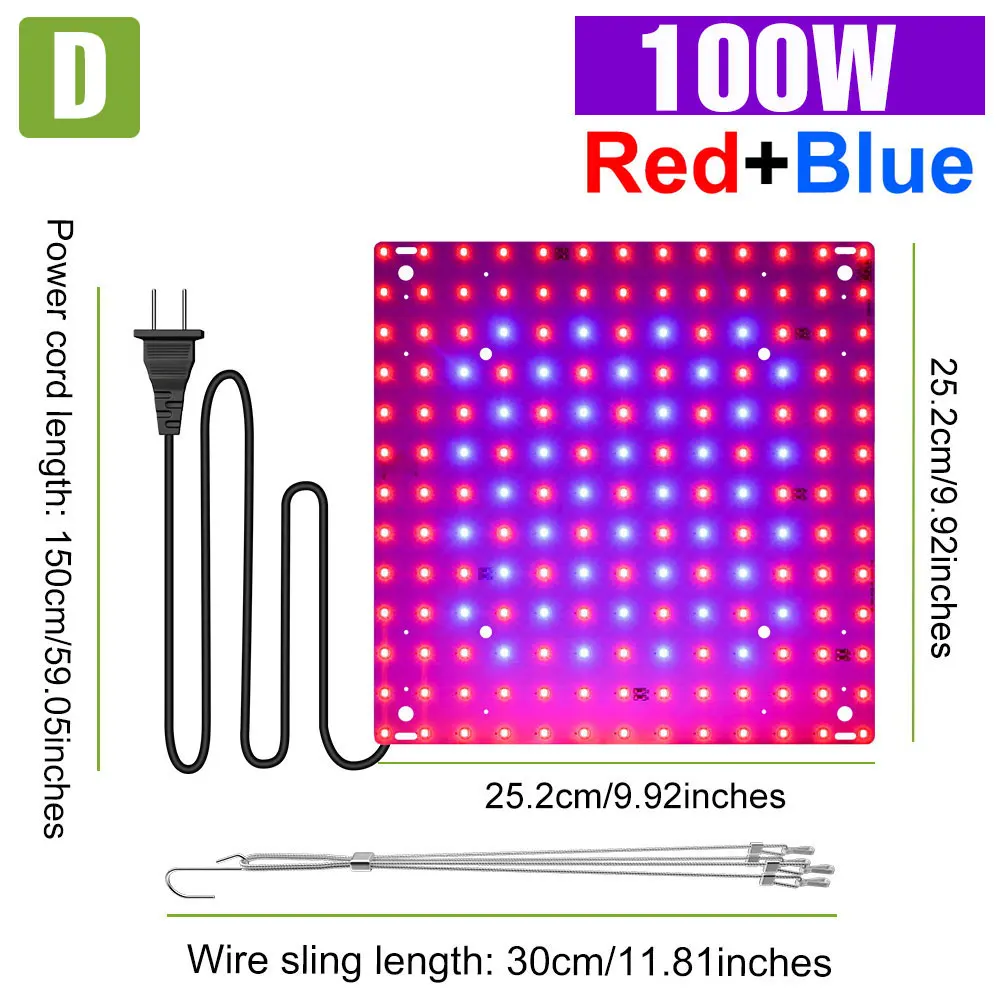 150W LED Volledige Spectrum Kweeklampen Quantum Board Teelt Lamp US/EU Plug Voor Indoor Bloem Kas Tent tomaat Groenten
