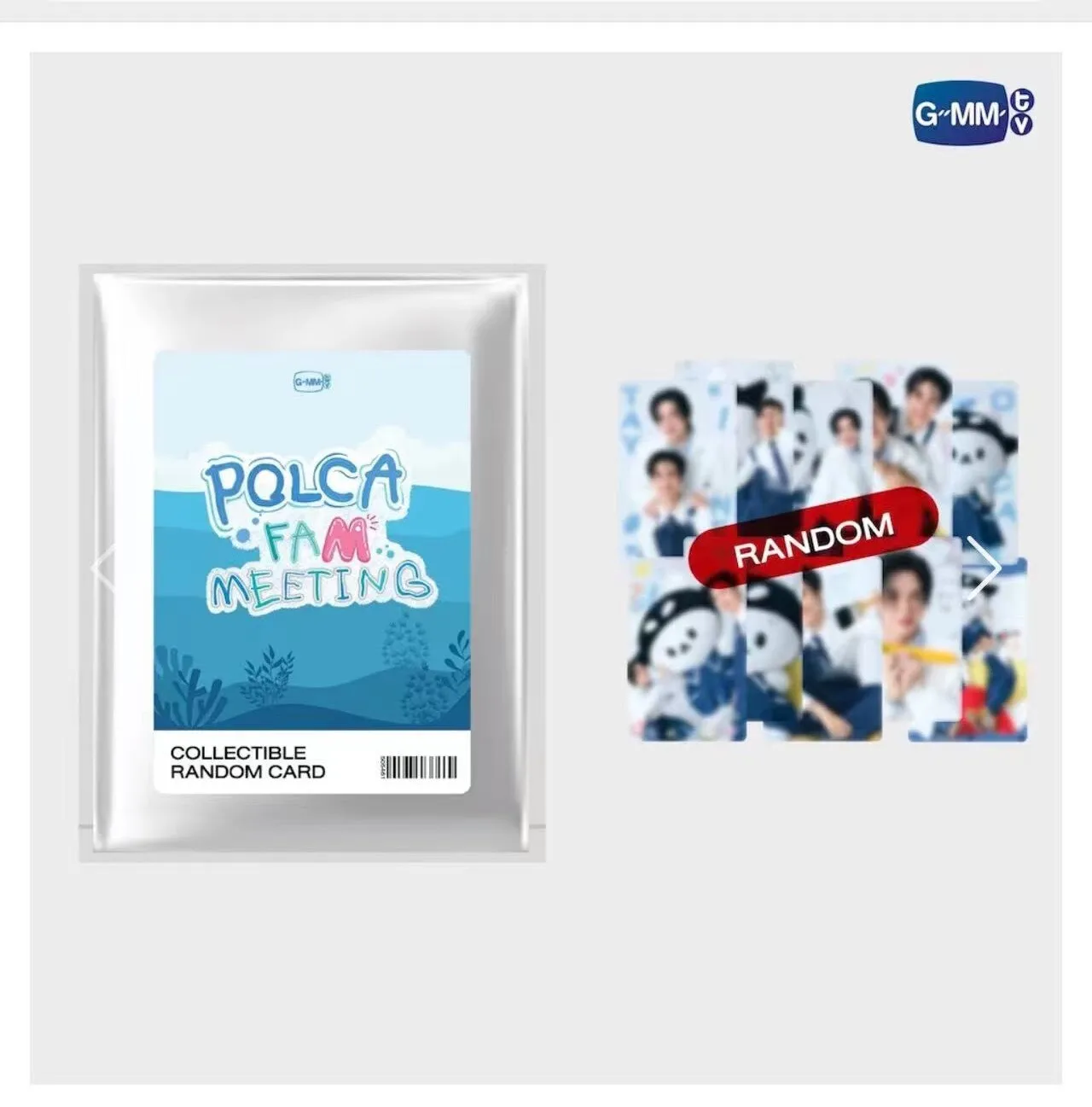 2026 New Pre-sale Gmmtv Thai Star TayNew POLCASAN Fan Meeting Collectible Random Card Keychain Backpack