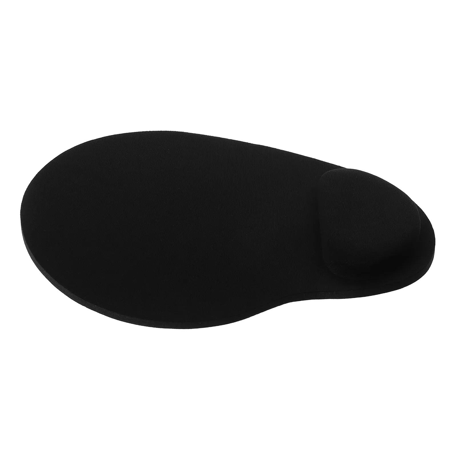 Computer Mouse Pad with Wrist Rest Ergonomic Design Silicone Filled Cushion Non Slip PU Bottom Smooth Gliding Surface for Home