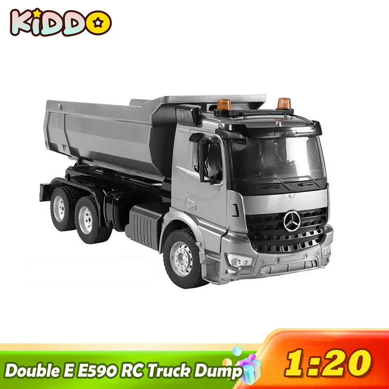 Doppel E E590 1/20 RC Lkw Dump Legierung Fernbedienung Super Auto Modell Elektrische Lader
