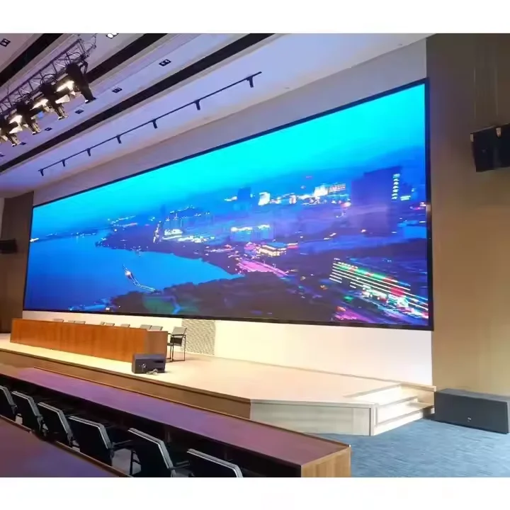 Customizable 2 Metre Indoor LED Display Advertising Screen P2 Videotron Panel for Meetings Digital Signage Media Use