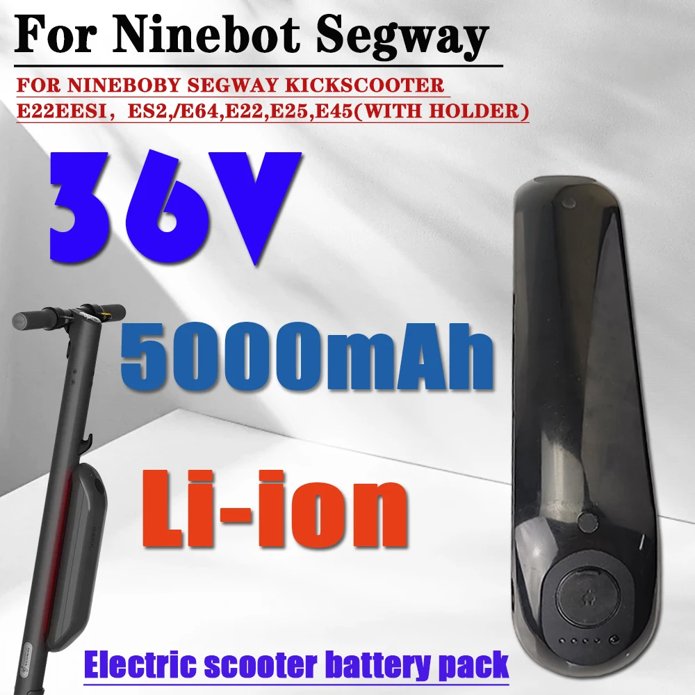 

For Xiaomi Segway Ninebot ES1 ES2 ES4 E22 External Battery With Bracket and Built-in 36V 5000mah Lithium Battery pack