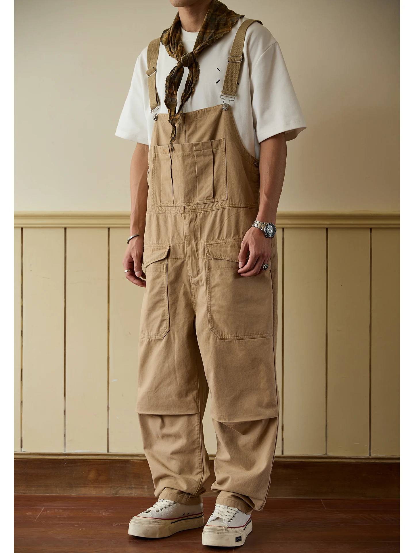 

Американский ретро повседневный Rer мужской модный бренд весна осень Multi ket прямые свободные брюки на бретелях мужские комбинезоны длинные брюки