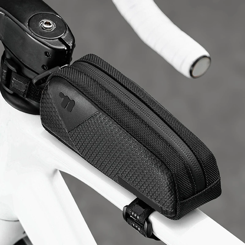 

Road Bike Top Tube Bag Small Portable Storage Bag PU Splash-Proof Triangle Bag Mtb Bicycle Front Frame Bag Cycling Equipment