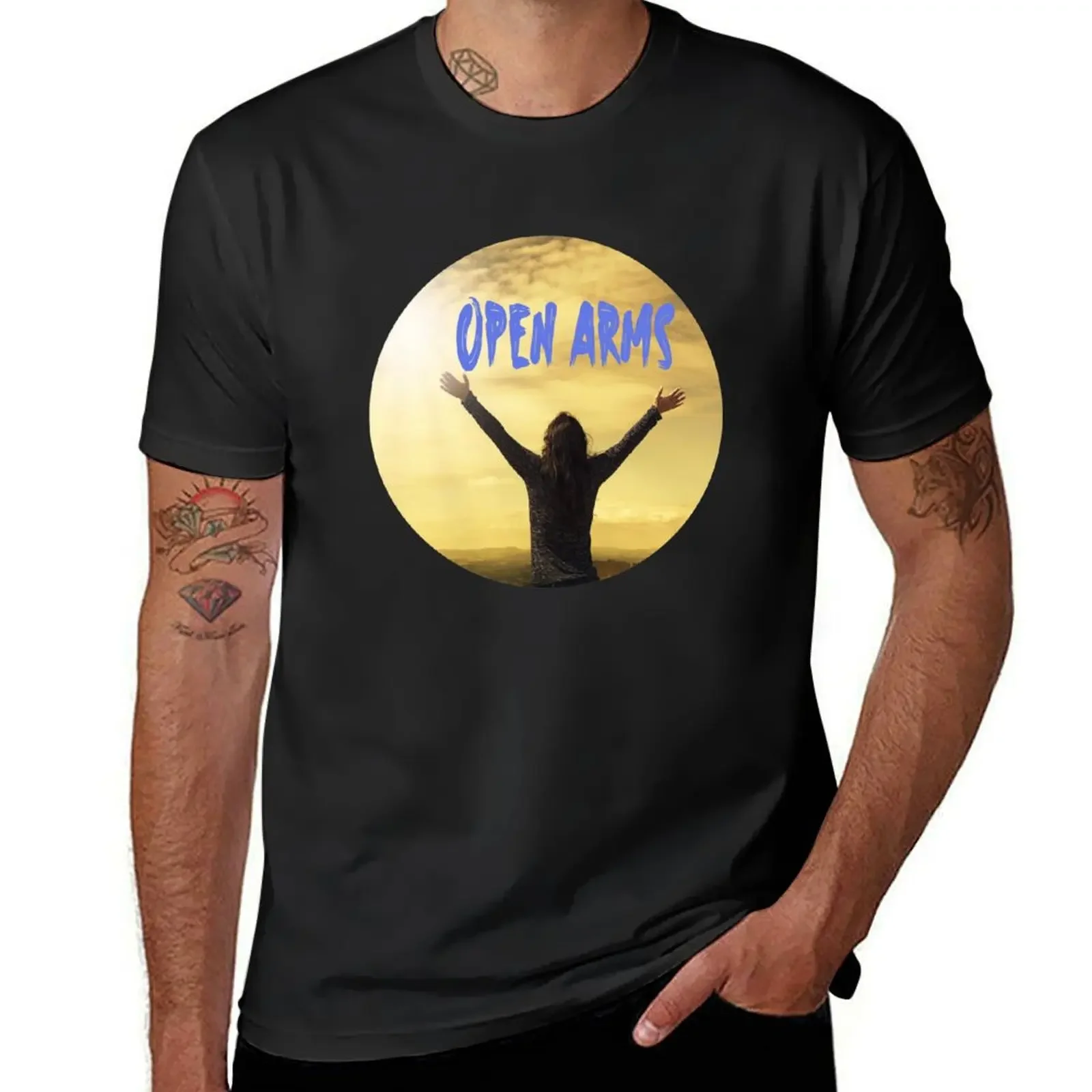 Open Arms - Open Arms Journey T-Shirt rapper graphic tees graphic t shirt vintage anime Men's t-shirts