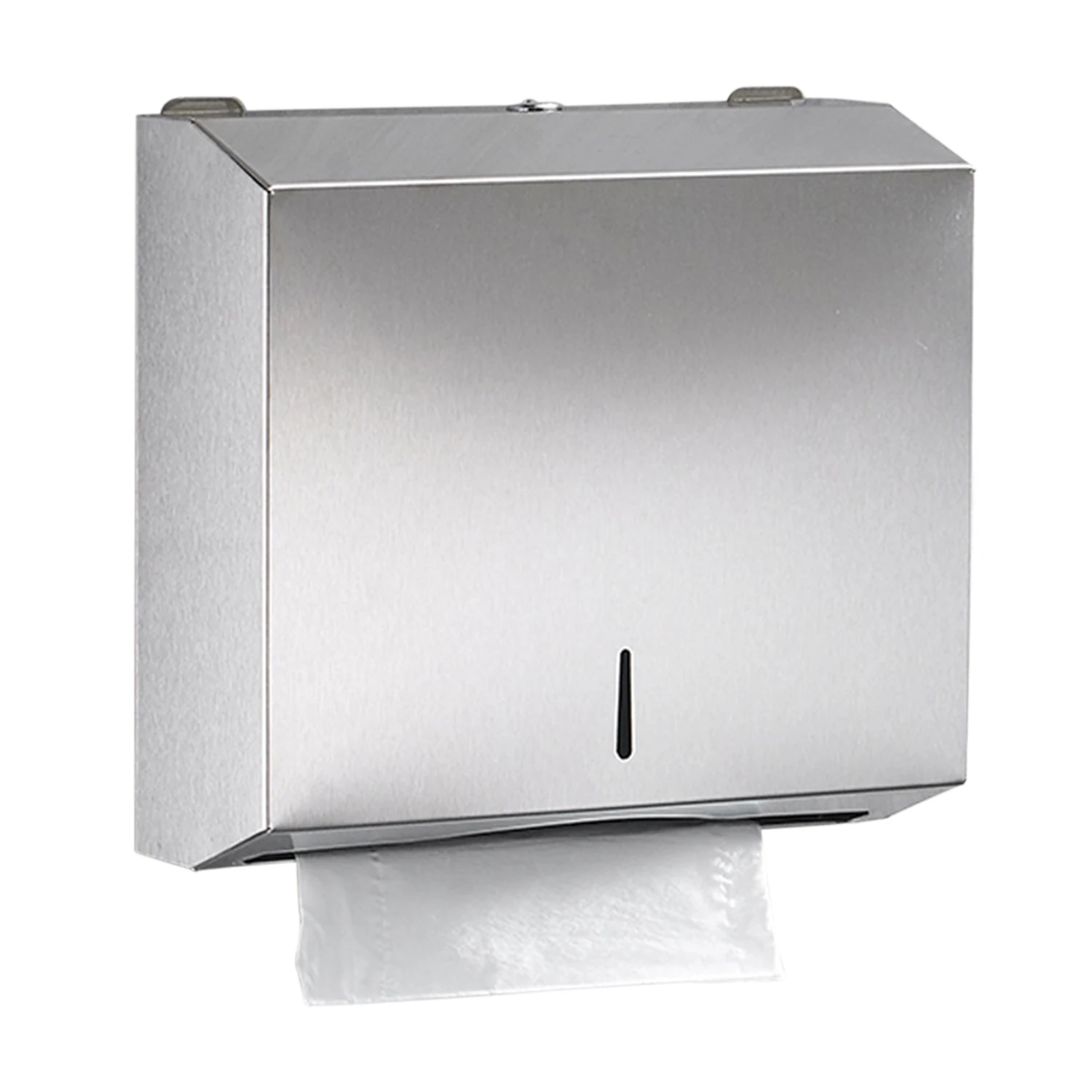 Paper Towel Dispenser Wall Mounted Drilling Paper Towel Holder Dispenser Brushed Stainless Steel Toilet Tissue Dispenser