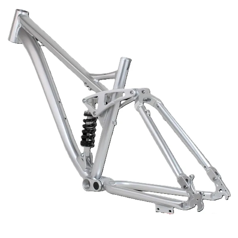 26-Inch Mountain Bike Aluminum Shock Absorber Frame Disc Brakes Soft Tail Suspension Frame