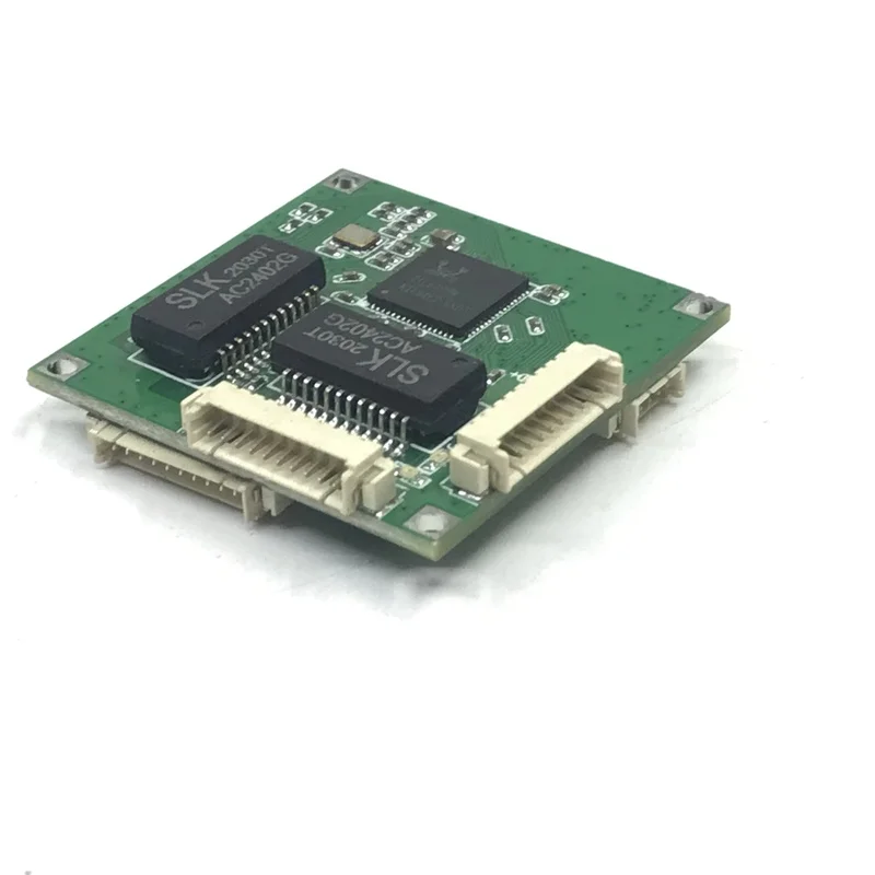 Modul PBCswitch Mini PBC Modul OEM Ukuran Mini 8Port Switch Jaringan Papan Pcb Modul Ethernet Switch Mini 10/100Mbps OEM/ODM