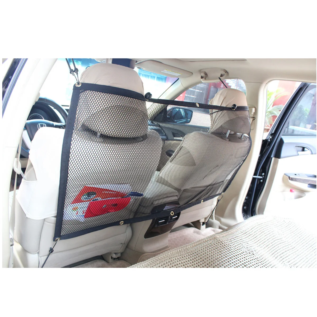 

Pet Isolation Net For Car Backseat Oxford Cloth Dog Barrier High Elastic Mesh Safety Divider Suv Truck