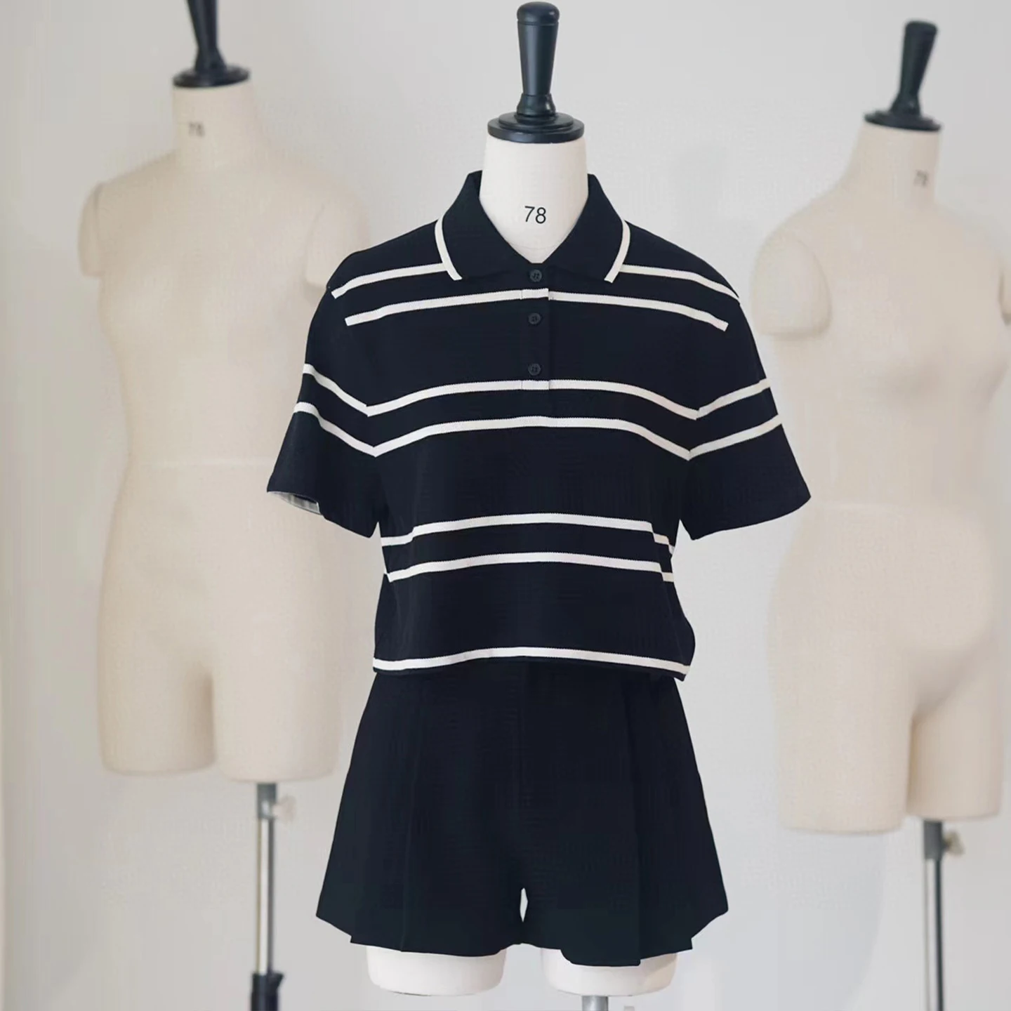 

NIGO Summer Short Sleeve Knit Polo Shirt Ngvp #nigo5336