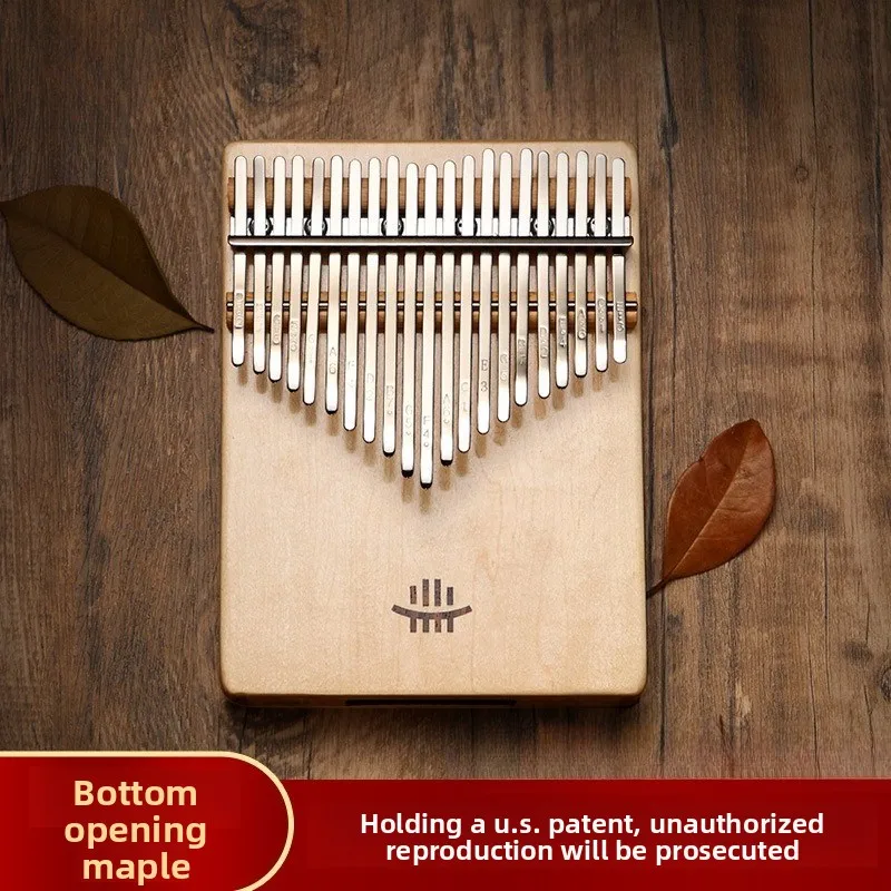 Maple Bottom Perforated Thumb Piano 21-tone Kalimba Musical Instrument Finger Piano Musical Instrument