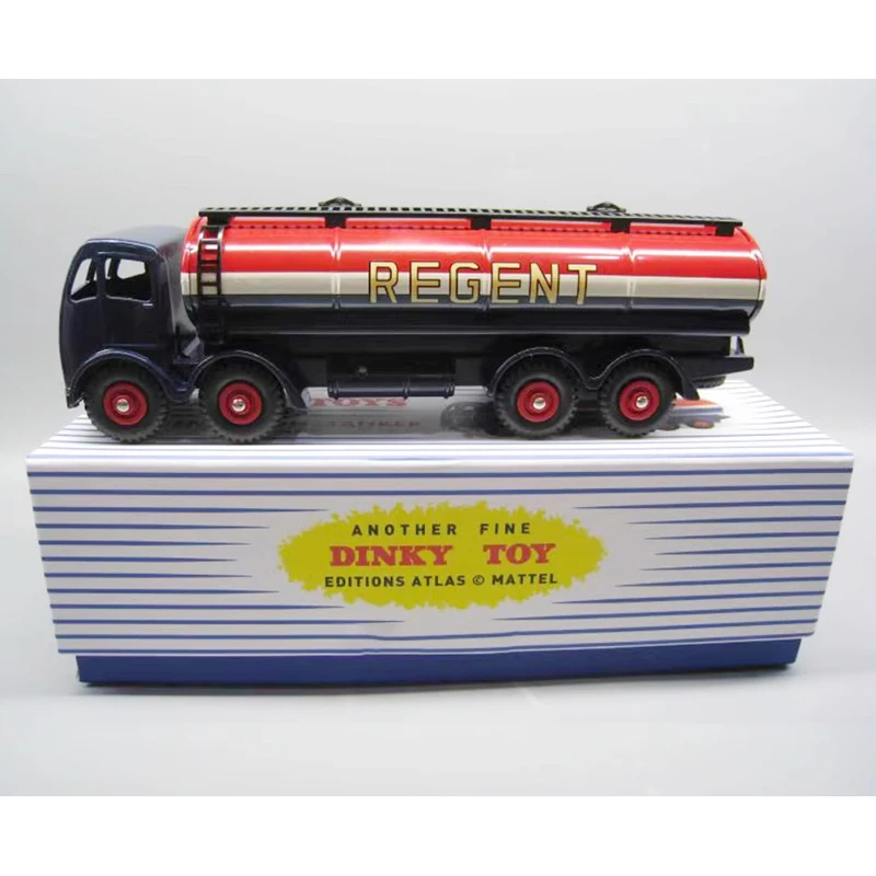 DINKY TOYS 1/43 Scale FODEN 14-ton & LEYLAND Oil Tanker Car Diecast Alloy Car Model Collection Ornaments Static Display Toy Gift