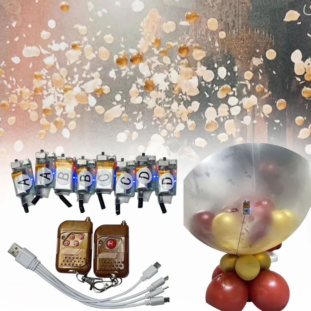

Stage Exploder Kit Remote Control Balloons Kit For Exploding Blaster Balloon Machine Balloon Poppers Wedding Birthday Marriage