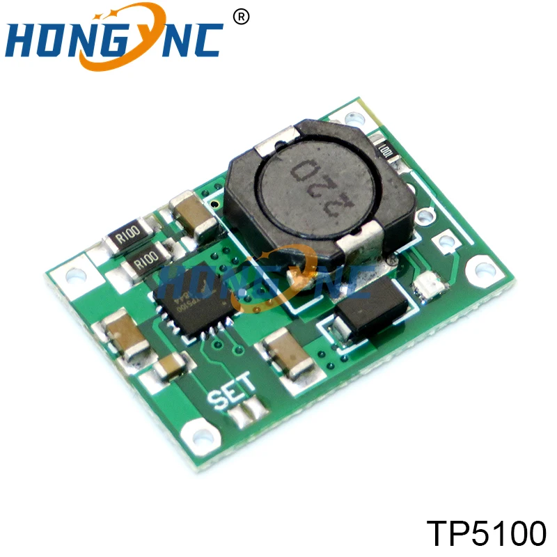 TP5100 Charging Management Power Supply Module Board TP5000 1A 2A Compatible With 4.2V 8.4V Single And Double Lithium Batteries