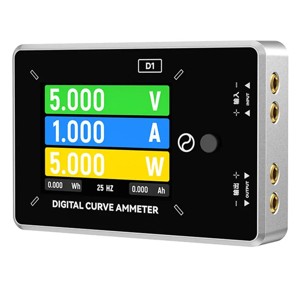 

For Current Measurement Real-time Current Meter Digital Curve Ammeter For Electronics Testing Aluminum Alloy Ammeter