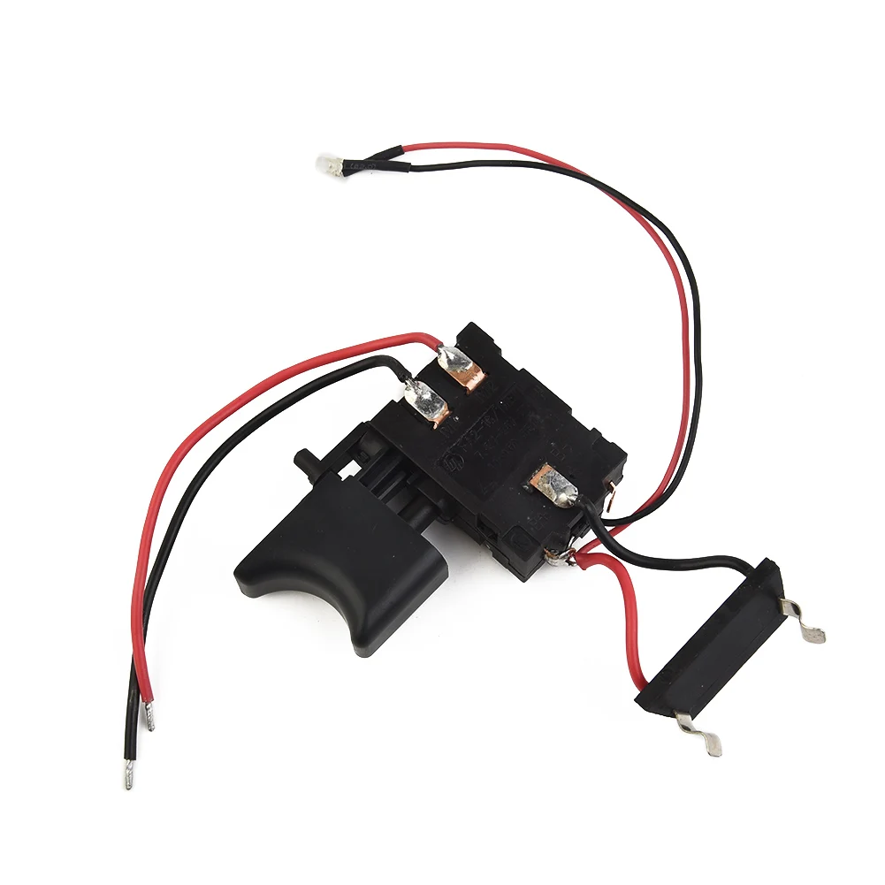 16A Trigger Switch Replacement Tools With Small Light 1pc 7.2V-24V Drill Electric Push Button Industrial 16A Trigger