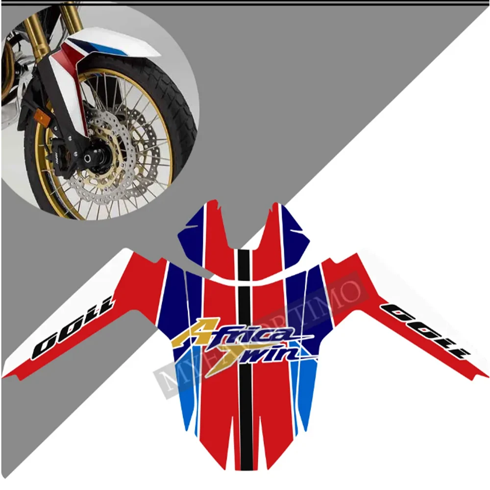 Kit de décalcomanies pour Honda, CRF1100, CRF 1100L, L1 inj Africa Twin Adventure dehors, déflecteurs de vent, ensemble d'autocollants de visière, coussinets latéraux précieux, 2020