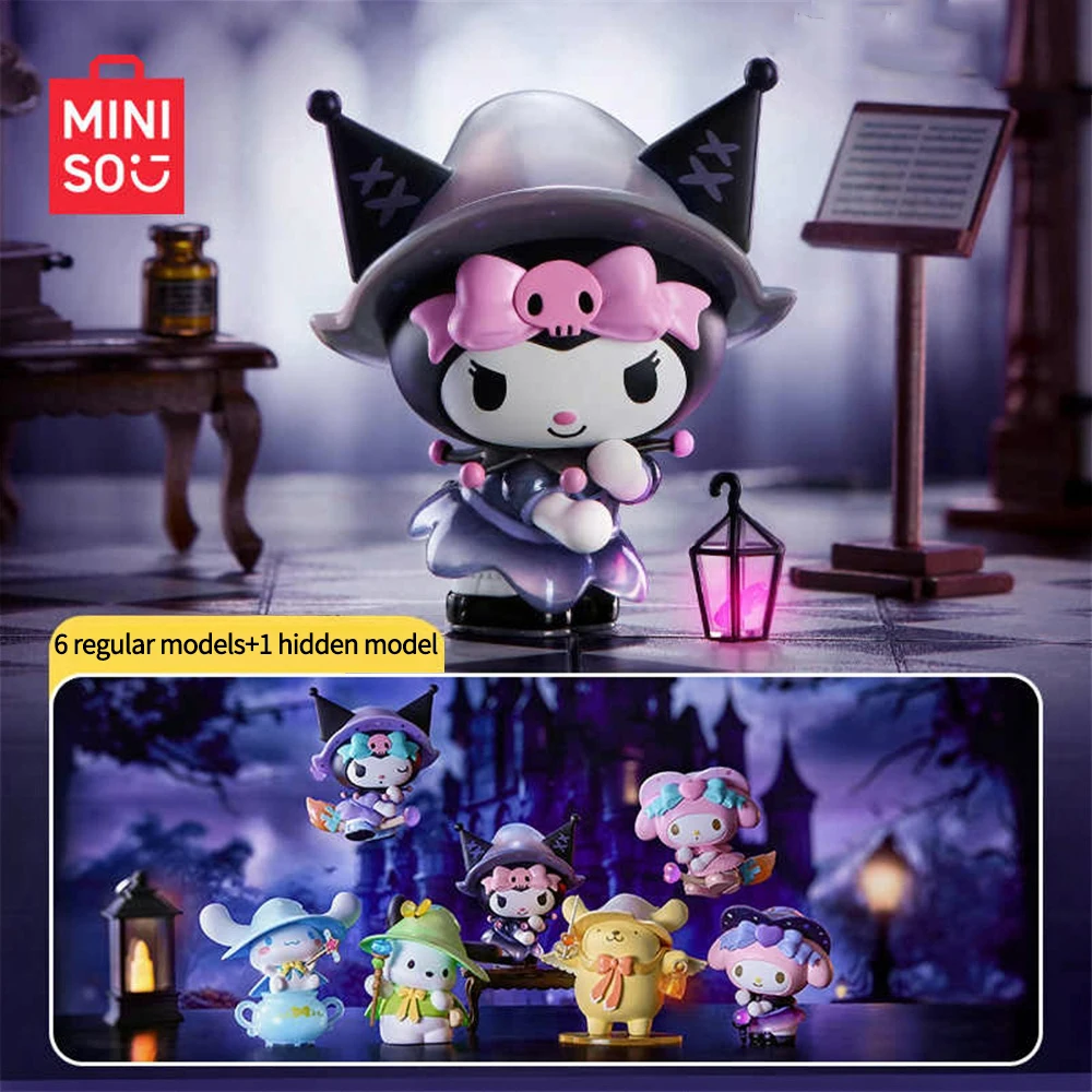 

Miniso Sanrio персонаж Волшебная история слепая коробка игрушка кукла Куроми модель Kawaii украшение для рабочего стола Рождественский подарок случайный