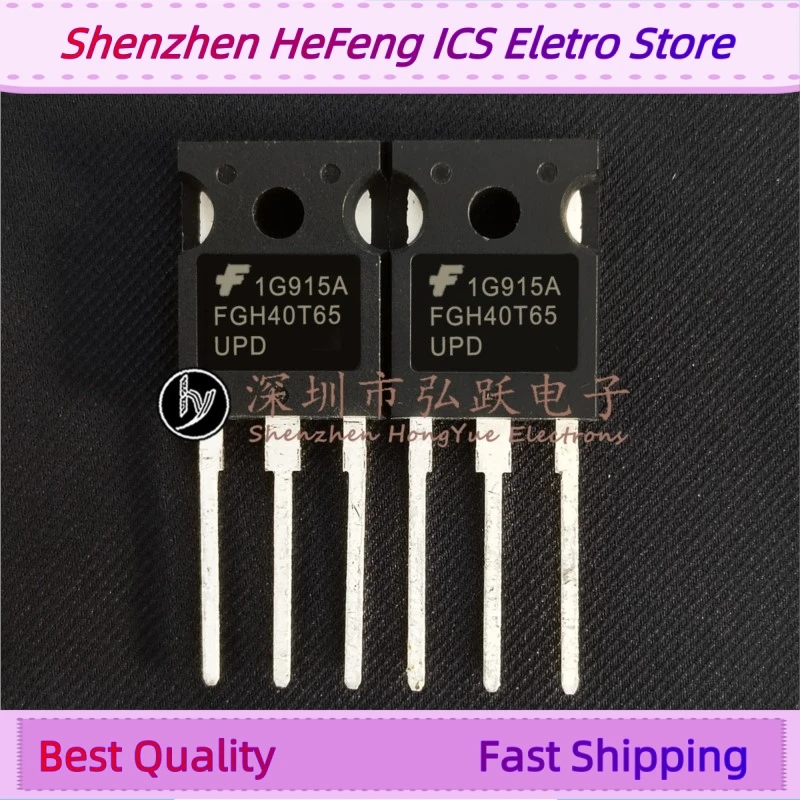 10PCS -20PCS FGH40T65UPD TO-247  650V 40A     Fast Shipping Quality Quick Delivery