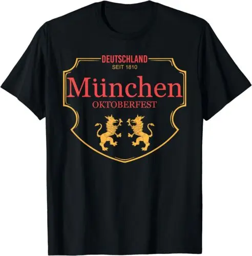 Deutschland Munchen Oktoberfest Design Best Gift Idea T-Shirt S-5XL