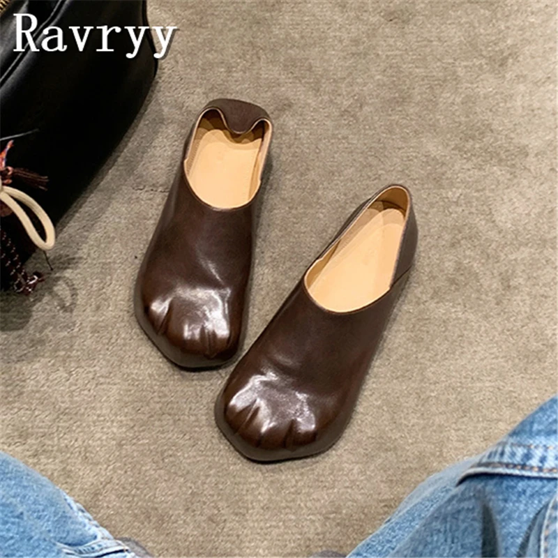 

Autumn New Cat Paw Toe Women Flat Shoes Fashion Brand Design Soft Sole Comfortable Loafers Daily Casual Walking Shoes