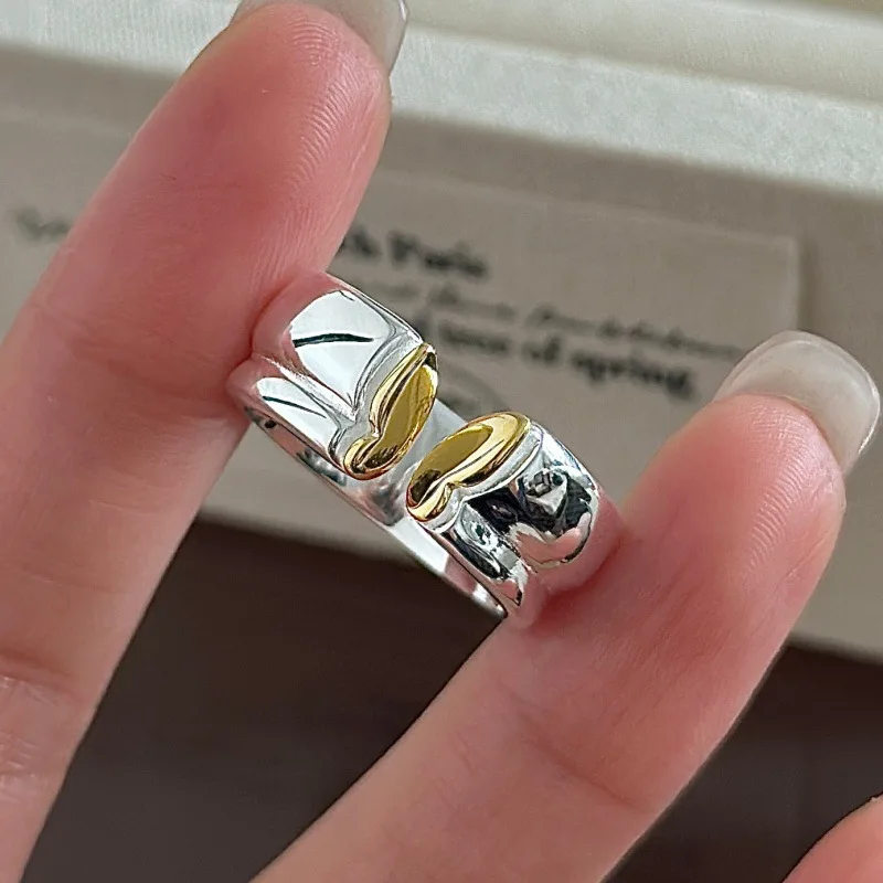 

[Cciris.Com] S925 Silver Butterfly Ring Nickel Free Lead Safe Hypoallergenic Minimalist Wholesale Stacking Jewelry for Women