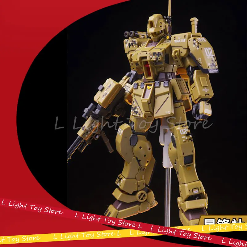 Hg 1/144 Spartan Assembly Model Kits Spartan Legion Action Figurine Rgm-79s Gm Collectible Desert Color Robot Kits Models Toys