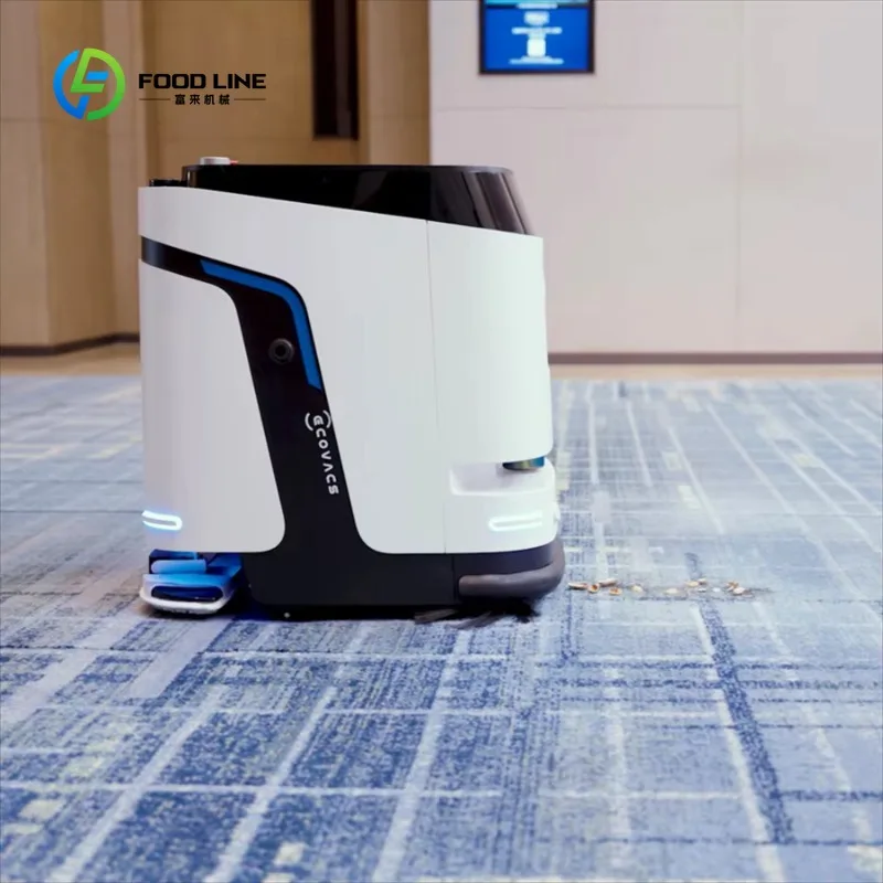 Professional Commercial Cleaning Robot Vacuum Cleaner with Mopping Capability for Hotels and Accommodations