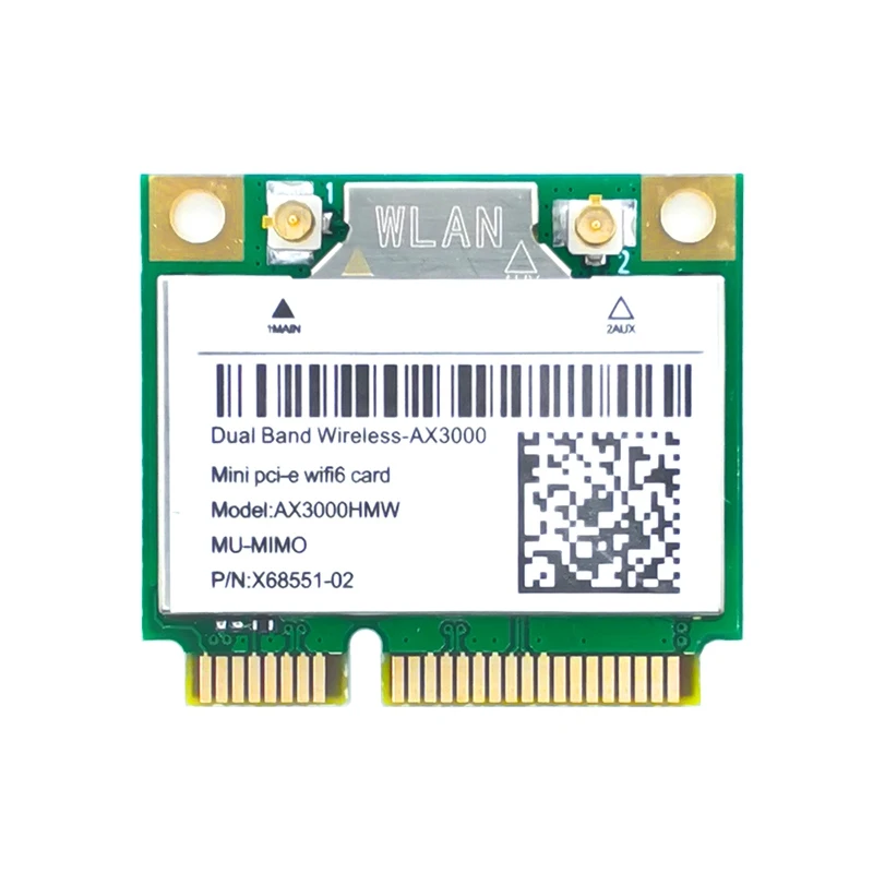 

Мини PCI-E AX200 AX3000 Wi-Fi 6 беспроводной адаптер двухдиапазонный Bluetooth 5,1 Wi-Fi карта 802.11AX 2,4G/5G Wlan Windows 10