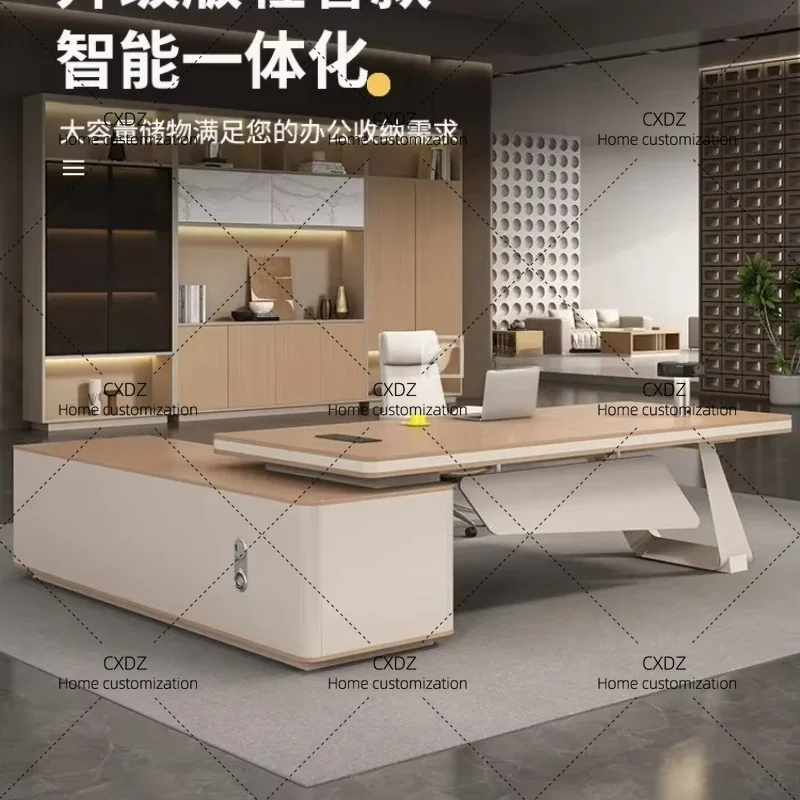 XXAccent Nordic Office Desk Luxury Modern Aesthetic Creative Clear Office Desk Minimalist Meuble Bureau Salon Furniture