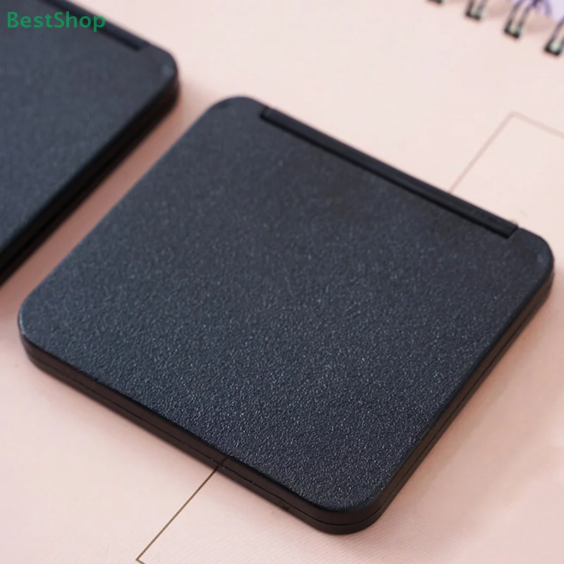 ♥ مرآة مكياج صغيرة قابلة للطي على الوجهين، مرآة جيب محمولة #5