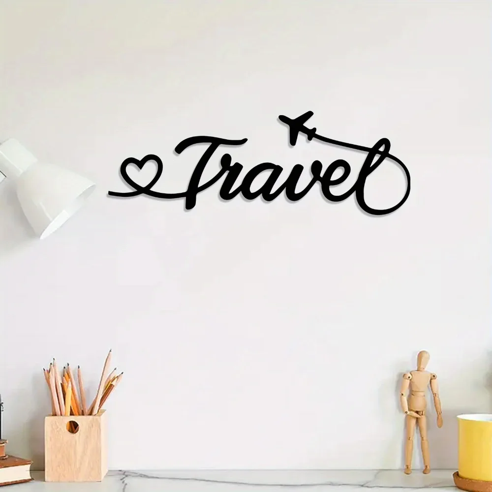 Vintage Wandkunst aus Metall mit Reisethema, ideales Geschenk für Reise- und Bauernhof-Liebhaber