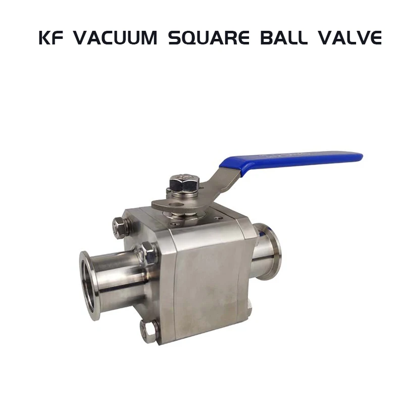 

KF16 KF25 Вакуумный квадратный прямой шаровой кран Нержавеющая сталь 304 QF16 QF25
