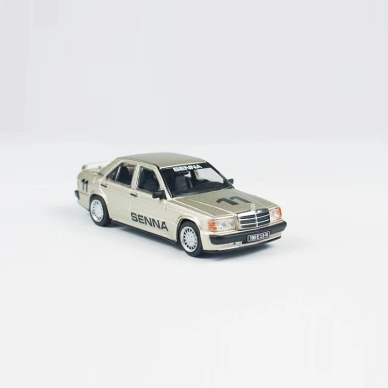 ダイキャストオリジナル-1-64-スケール-190e-セナ合金モデルシミュレーション装飾趣味お土産ギフトコレクション静的ディスプレイ