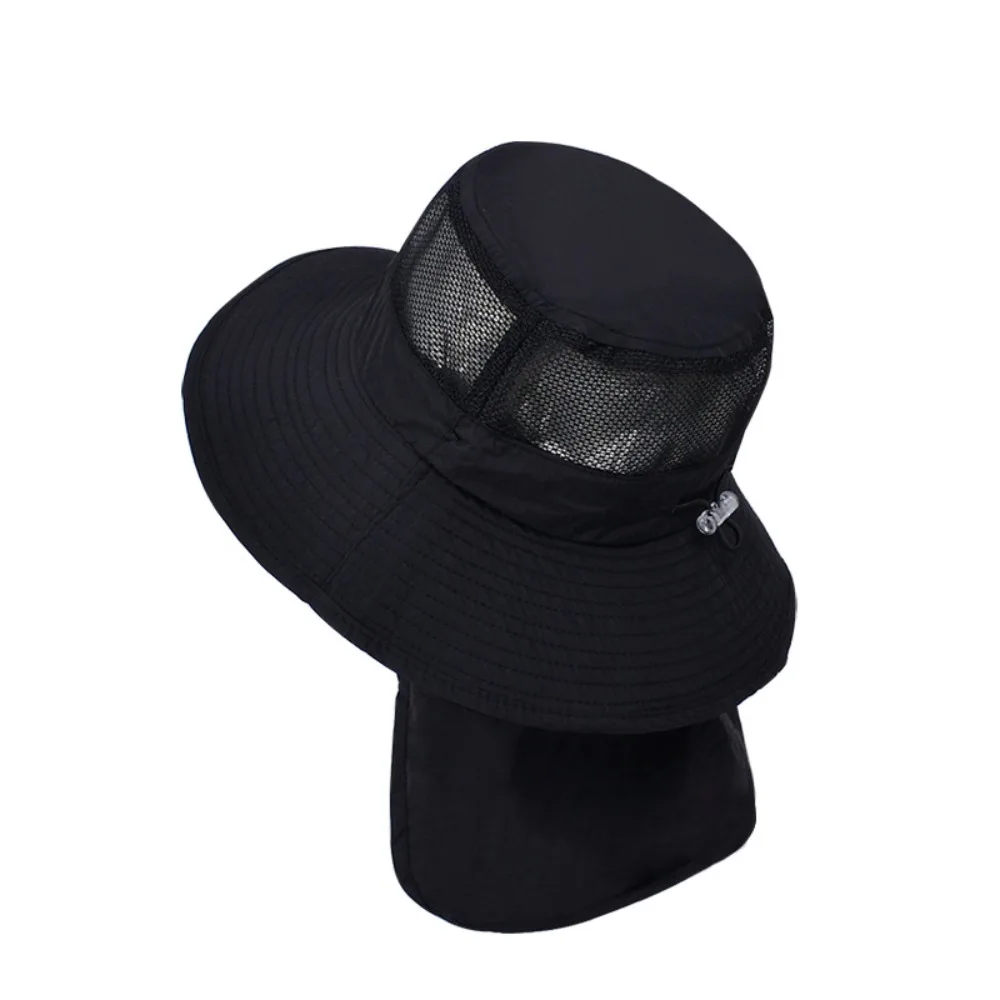 

Fashion Breathable Kids Shawl Sun Hat Quick Dry Cotton Baby Sun Protection Hat Wide Brim Sunscreen Children Fishman Hat Boys