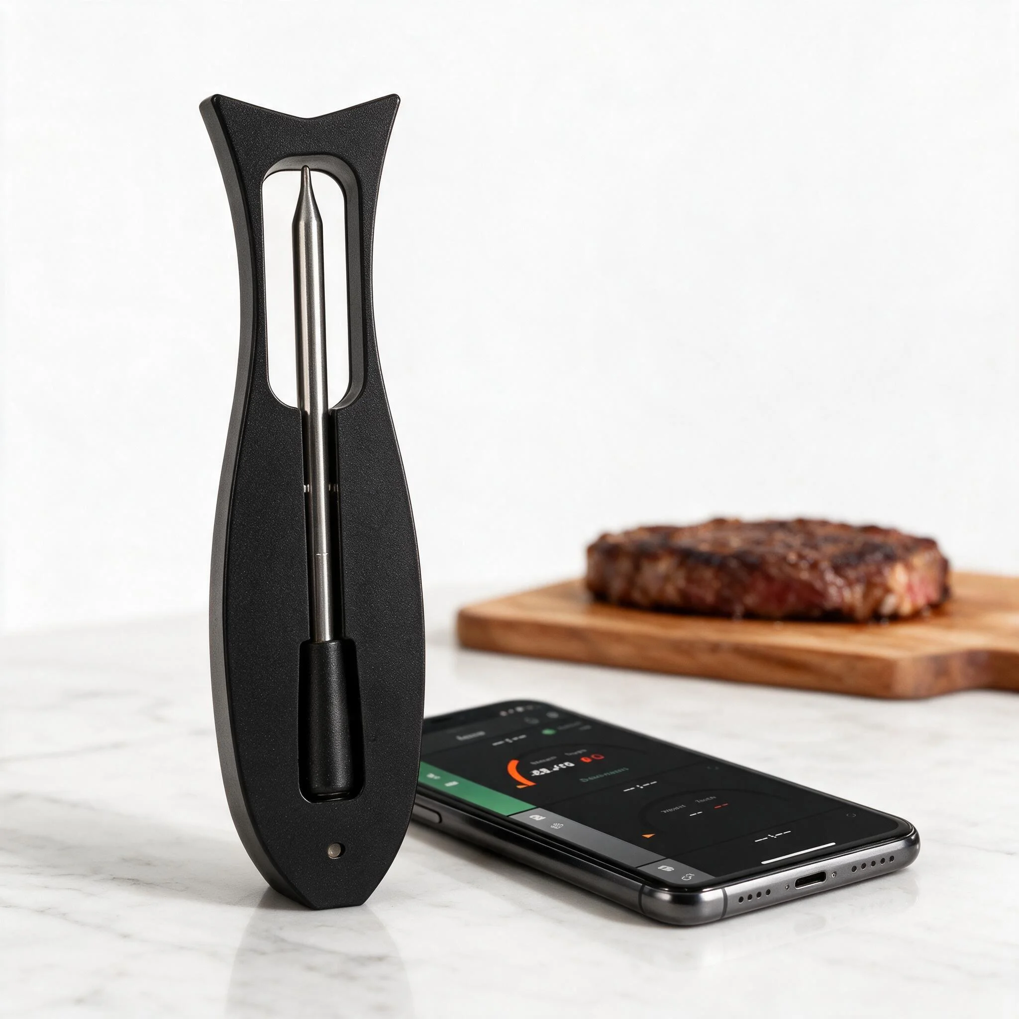 Meat Thermometer Wireless Meat Thermometer Distance Remote Probe Thermometer With APP