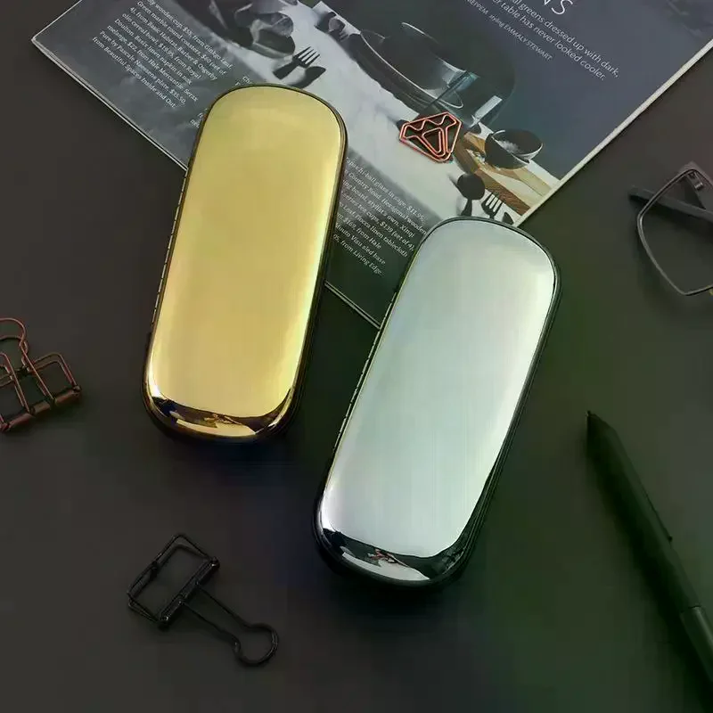 Original Electroplated Tinplate Glasses Case Large Capacity Sunglasses Storage Box Protective Eyewear For Men Women