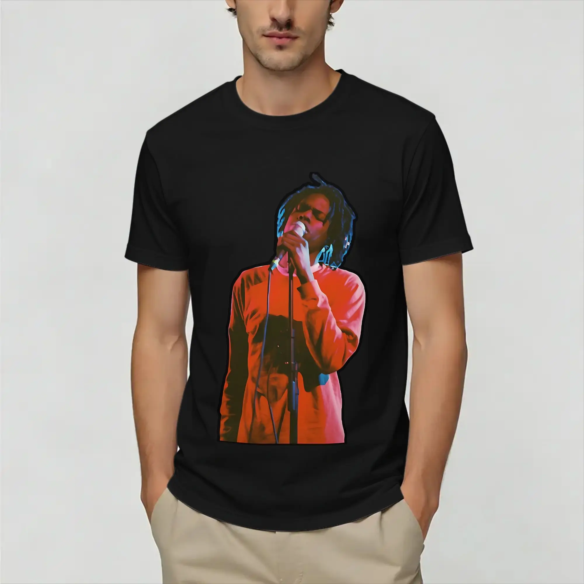Daniel Caesars 100 Cotton T Shirt For Men's Summer  Vintage T Shirts O Neck Novelty Tees Oversized Wholesale Clothing
