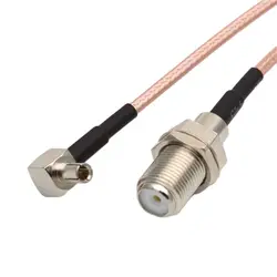 3G Modem Cable TS9 Right Angle Switch F Type Female Pigtail Adapter RG316 15/20/30/50/100cm Wholesale Price