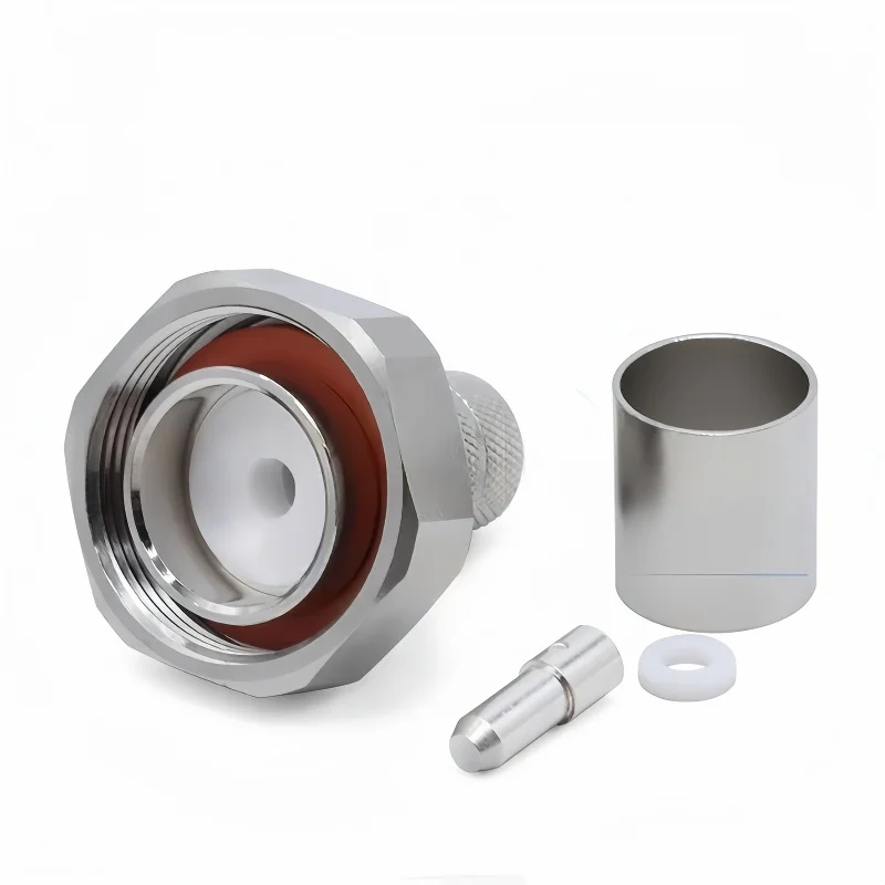 1 conector de engarzado macho L29 7/16 DIN para cable 50-12/CNT/LMR600 adaptador de conector RF L29-C-J-12 DIN-J12