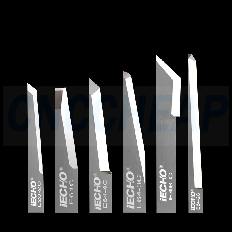 IECHO Solid Carbide End Mills CNC Router Milling Cutters MDF Acrylic PVC Bits E62.1A E63.1A E64.1A E64.2A E64.3A E65.1A E66.1A