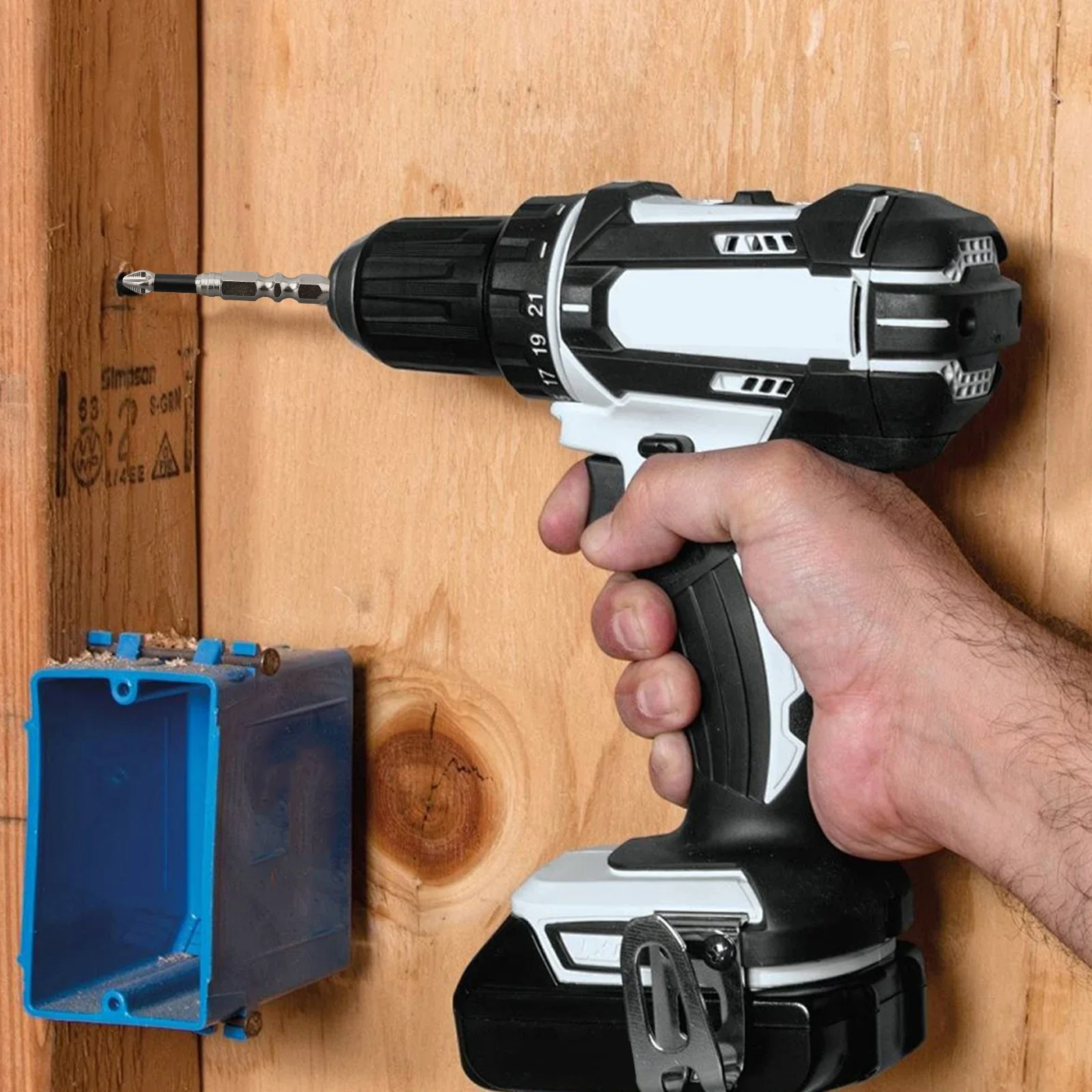 1 szt. Wkrętak krzyżowy magnetyczna głowica wsadowa stal stopowa antypoślizgowe długie wiertła PH2 śrubokręt śrubokręt narzędzia ręczne